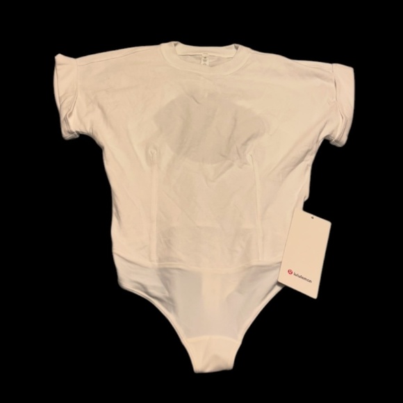 Lululemon Heavyweight Cotton T-Shirt Bodysuit - Picture 3 of 4